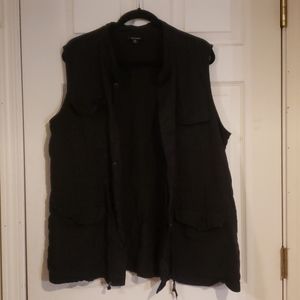 A.N.A black cargo vest